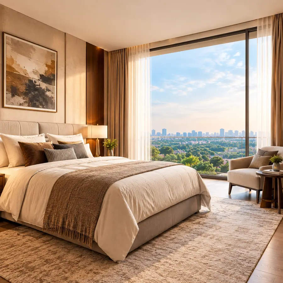Esbee Realty Upper Kharadi Ultra Luxury Master Bedroom Suite